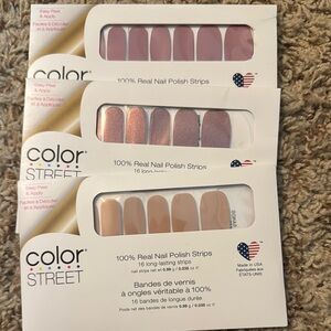 Color Street Nail Polish Strips Set